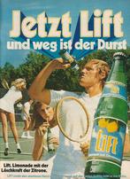 Retro reclame 1974 Lift frisdrank voor tennis liefhebbers, Verzamelen, Retro, Verzenden, Overige typen