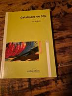 Databases en SQL by Ton de Rooij, Ophalen of Verzenden, Zo goed als nieuw, Ton de Rooij