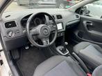 Volkswagen Polo 1.2 Easyline pano, cruise, stoelverw, airco, Voorwielaandrijving, Euro 5, Gebruikt, Zwart