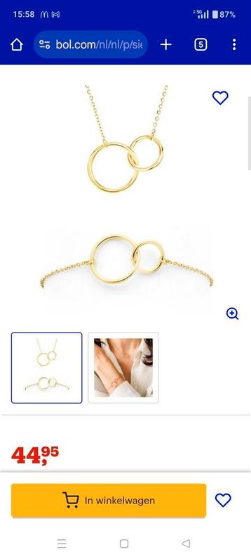 MW luxe sieraden Set EyeLove beschikbaar voor biedingen