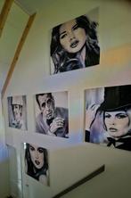 Doutzen Kroes, Brigitte Bardot, +3, kunst van Theo Swinkels, Antiek en Kunst, Ophalen