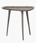 Bijzettafel Casa Vivante Tafeltje ruw nikkel table Nieuw, Huis en Inrichting, Tafels | Bijzettafels, 45 tot 60 cm, Minder dan 55 cm