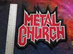 Metal Church shaped embroidered backpatch  -- 22x23 cm, Verzenden, Nieuw, Kleding