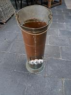 Antieke Koperen Kolenkit met Accessoires, Ophalen, Koper