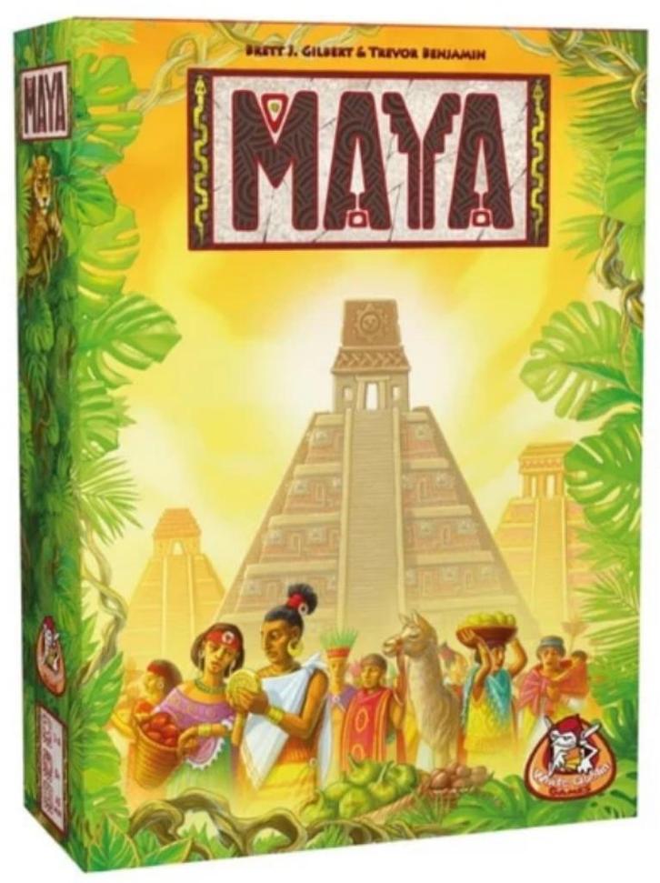 Maya (Gezelschapsspel), Hobby en Vrije tijd, Gezelschapsspellen | Bordspellen, Zo goed als nieuw, Drie of vier spelers, Ophalen of Verzenden