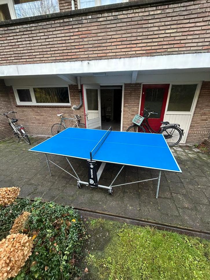 Tectonic Pingpongtafel - Inklapbaar & Verrijdbaar, Sport en Fitness, Tafeltennis, Gebruikt, Tafel Indoor, Inklapbaar, Ophalen