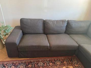 Ikea hoekbank KIVIK antraciet grijs - afbeelding 3