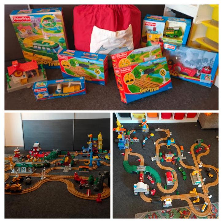 Super uitgebreide set Geotrax van Fisher Price, Kinderen en Baby's, Speelgoed | Fisher-Price, Gebruikt, Speelset, Ophalen