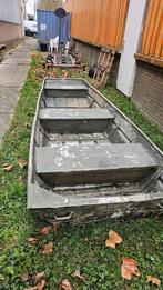 Platbodem 4 meter met Suzuki 6 pk, Ophalen, Gebruikt