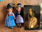 5 klederdrachtpoppetjes; souvenirs uit jaren 80, Verzamelen, Poppen, Ophalen of Verzenden, Gebruikt, Pop
