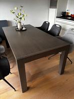 eettafel (demonteerbaar) + eventueel bijpassende kast, Ophalen, 200 cm of meer, Zo goed als nieuw, Vijf personen of meer