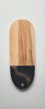 Houten serveerplank met epoxy - 42x15x2 cm, Ophalen of Verzenden, Gebruikt