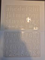 Alfabet en cijfer stencils, Hobby en Vrije tijd, Schilderen, Ophalen of Verzenden, Nieuw, Overige typen