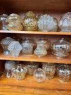 Grote verzameling lampenglas en onderdelen, Antiek en Kunst, Antiek | Lampen, Ophalen