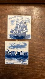 Tegel tourist Curacao, Antiek en Kunst, Antiek | Wandborden en Tegels, Ophalen of Verzenden