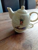 Thee setje lavendel servies, Ophalen, Zo goed als nieuw, Porselein, Overige stijlen