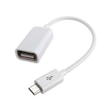 Micro USB "OTG" Kabel, Wit (mèt Gratis Verzending) beschikbaar voor biedingen
