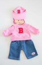 Baby born broek, trui met pet, Ophalen of Verzenden, Zo goed als nieuw, Babypop