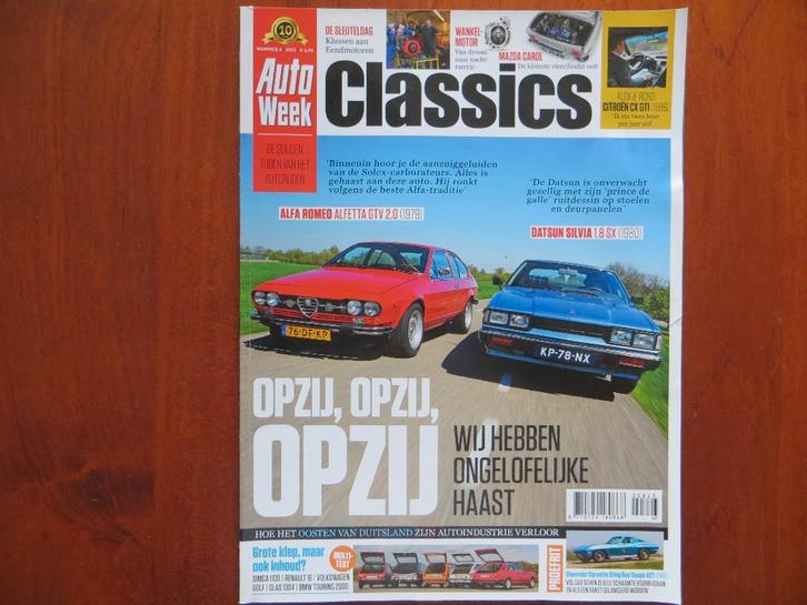 Autoweek Classics 8 2023 Alfa Romeo Alfetta GTV 2.0, Datsun, Boeken, Auto's | Folders en Tijdschriften, Nieuw, Alfa Romeo, Ophalen of Verzenden