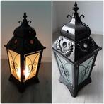 Antieke storm lantaarn, Ophalen, Gebruikt, 50 tot 75 cm, Zwart