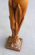 Om 1900 Bronzen Beeld Sculptuur Naakt Dame Vrouw Waternimf, Antiek en Kunst, Ophalen of Verzenden