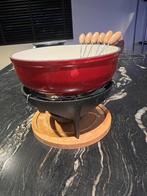 gietijzeren fonduepan met gietijzeren brander, Witgoed en Apparatuur, Ophalen, Nieuw, Brander, Fondueset