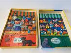 Ravensburger 2*20 puzzel Jaarmarkt, Ophalen of Verzenden, 10 tot 50 stukjes, Gebruikt
