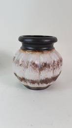 Vintage Fat Lava vaas, Scheurich 292-16, bruin. 3A4, Ophalen of Verzenden
