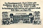 ÖSTERREICH/AUSTRIA : GUTSCHEIN der Kurortsgemeinde BAD ISCHL, Ophalen of Verzenden, Oostenrijk, Los biljet