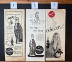 3 advertenties ‘Coca-Cola’ (1952-1965), Verzamelen, Ophalen of Verzenden, 1940 tot 1960, Knipsel(s)