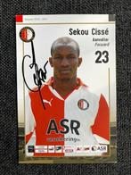 Feyenoord spelerskaart Cissé met handtekening, Ophalen of Verzenden, Zo goed als nieuw, Feyenoord, Spelerskaart