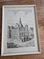 De Waag Deventer - Handgesigneerde Prent, Antiek en Kunst, Ophalen of Verzenden
