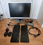 Lot computeraccessoires: scherm, toetsenbord, muis, dock, Computers en Software, Ophalen of Verzenden, Gebruikt
