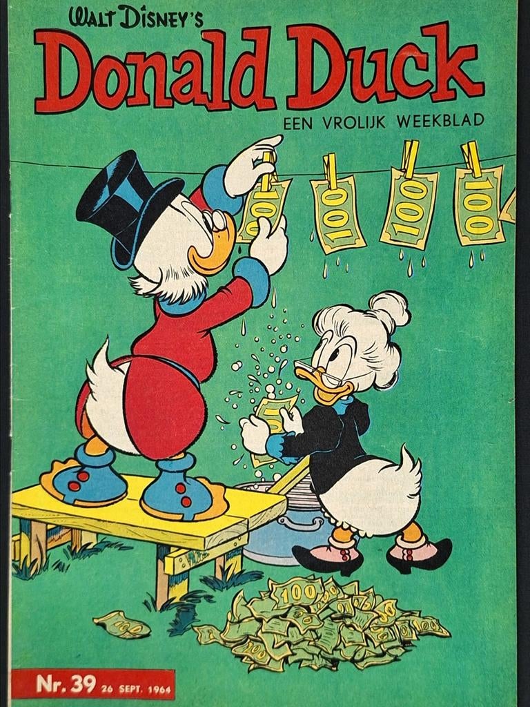 Donald Duck 1964 nr. 39, Boeken, Eén stripboek, Ophalen of Verzenden, Zo goed als nieuw