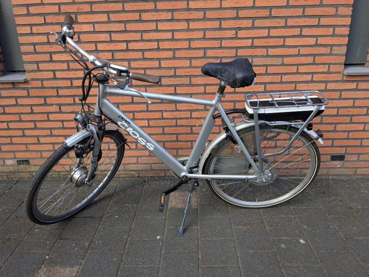 Elektrische herenfiets (accu aan vervanging toe), Fietsen en Brommers, Elektrische fietsen, Gebruikt, Overige merken, 59 cm of meer