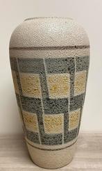 West Germany hoge vintage vaas - keramiek, Overige materialen, Gebruikt, Geel, Ophalen of Verzenden