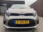 Kia Picanto 1.2 Cvvt 84pk 5-zits 2018 Grijs, Auto's, Voorwielaandrijving, Stof, Navigatiesysteem, Zwart