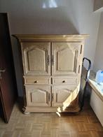 Massief eiken TV-kast – klassiek, stevig en in topstaat, Huis en Inrichting, Kasten | Televisiemeubels, Gebruikt, 100 tot 150 cm