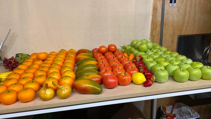 Kunst fruit en groente, Huis en Inrichting, Woonaccessoires | Overige, Gebruikt, Ophalen of Verzenden