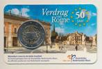 Nederland 2 euro 2007 Verdrag van Rome coincard, Postzegels en Munten, Munten | Nederland, Euro's, Ophalen of Verzenden, Koningin Beatrix