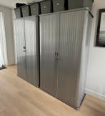 Twee Gispen Octa Roldeurkast, Huis en Inrichting, Ophalen, Gebruikt, 100 tot 150 cm, Met slot