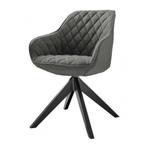 Armstoel Arvid stof jive antraciet | Webshop