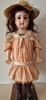 Antieke Tete Jumeau Pop gesloten mond 52cm, Ophalen of Verzenden