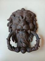 Oud smeedijzeren deurklopper "Leeuw", Ophalen of Verzenden