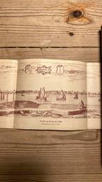 Gezicht op Dordrecht 1596 - kopergravure van P. Bast, Ophalen of Verzenden