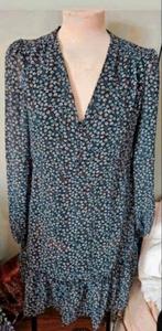 Mango blauw jurk, Maat 38/40 (M), Mango, Blauw, Ophalen of Verzenden