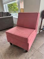 Roze velours stoeltje, Huis en Inrichting, Fauteuils, Ophalen, Gebruikt, 75 tot 100 cm, Stof