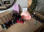Pink Gellac set met potjes van Venalisa, Gebruikt, Overige kleuren, Ophalen of Verzenden, Handen en Nagels