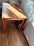 Eettafel van IKEA collectie Leksvik 18947, Ophalen, 200 cm of meer, Zo goed als nieuw, Vijf personen of meer