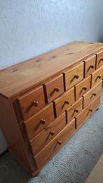 Houten Ladenkast 127x44 cm, Ophalen, Gebruikt, 100 tot 150 cm, Landelijk